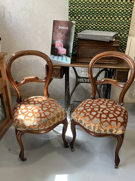 Duo de Chaises Louis Philippe