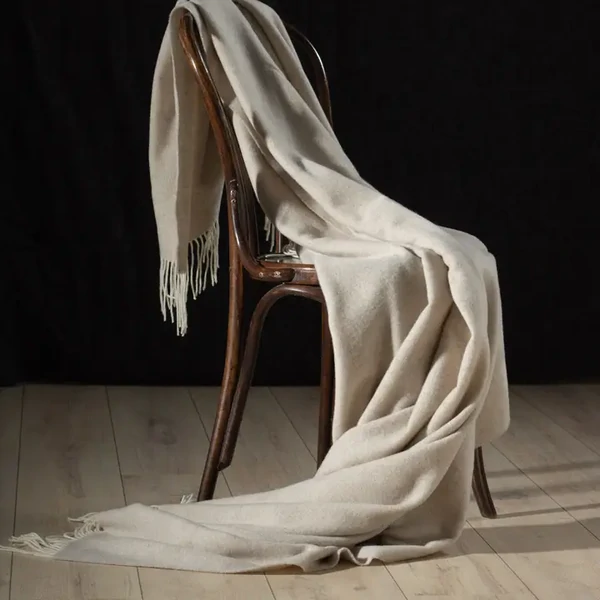 Plaid en mérinos/cashmere MILANO