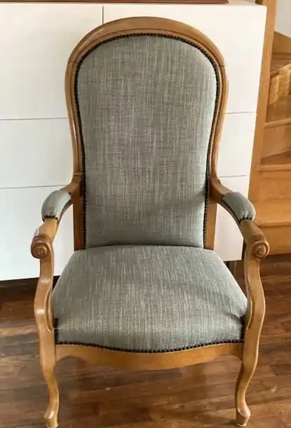Rénovation d'un fauteuil Voltaire