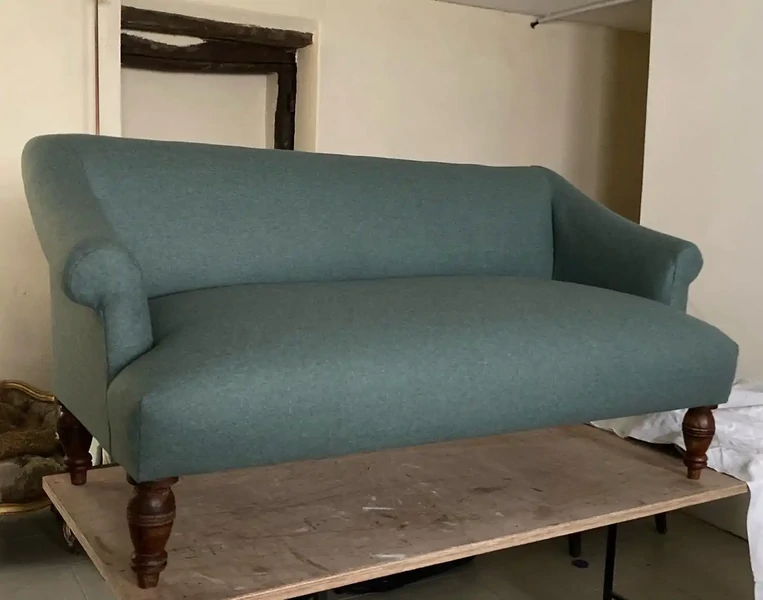 Couverture d'une banquette anglaise